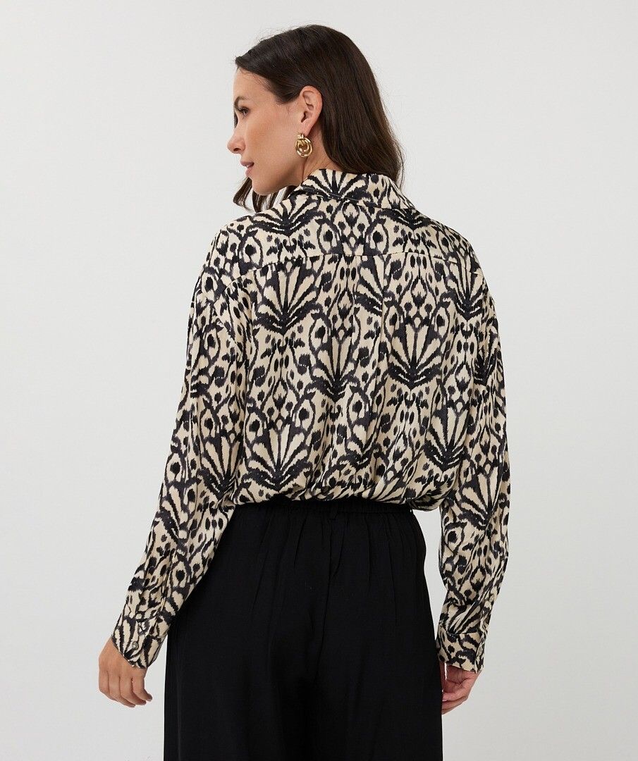Esqualo ‘Sign Print Blouse’