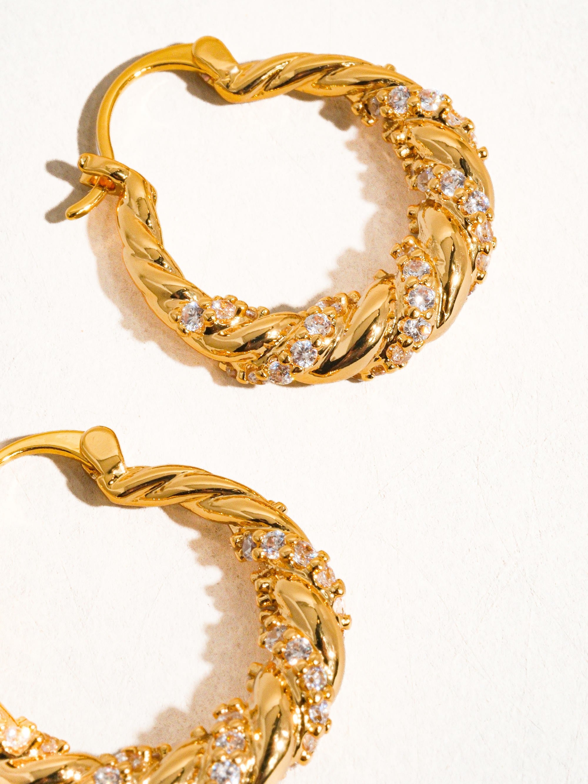 The ‘Jasper Twisted Hoop Earring’