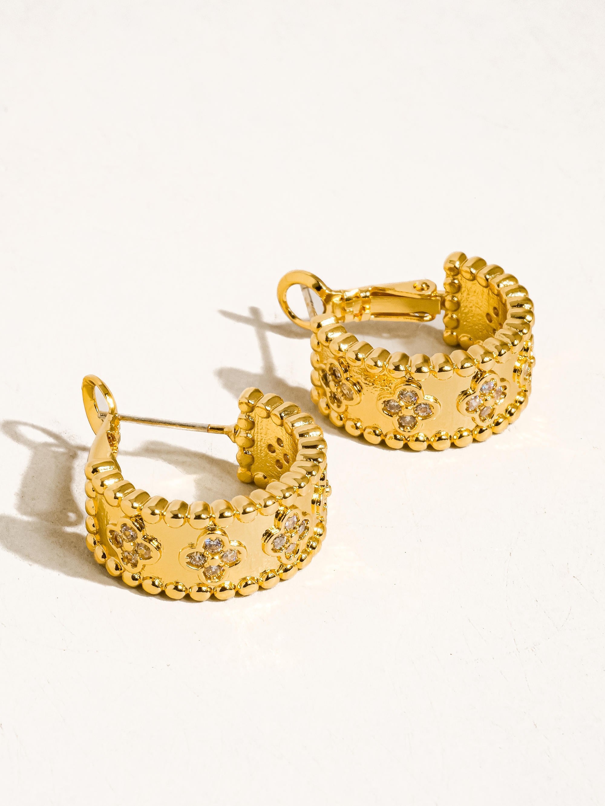 The ‘Isamael Floral Hoop Earring’