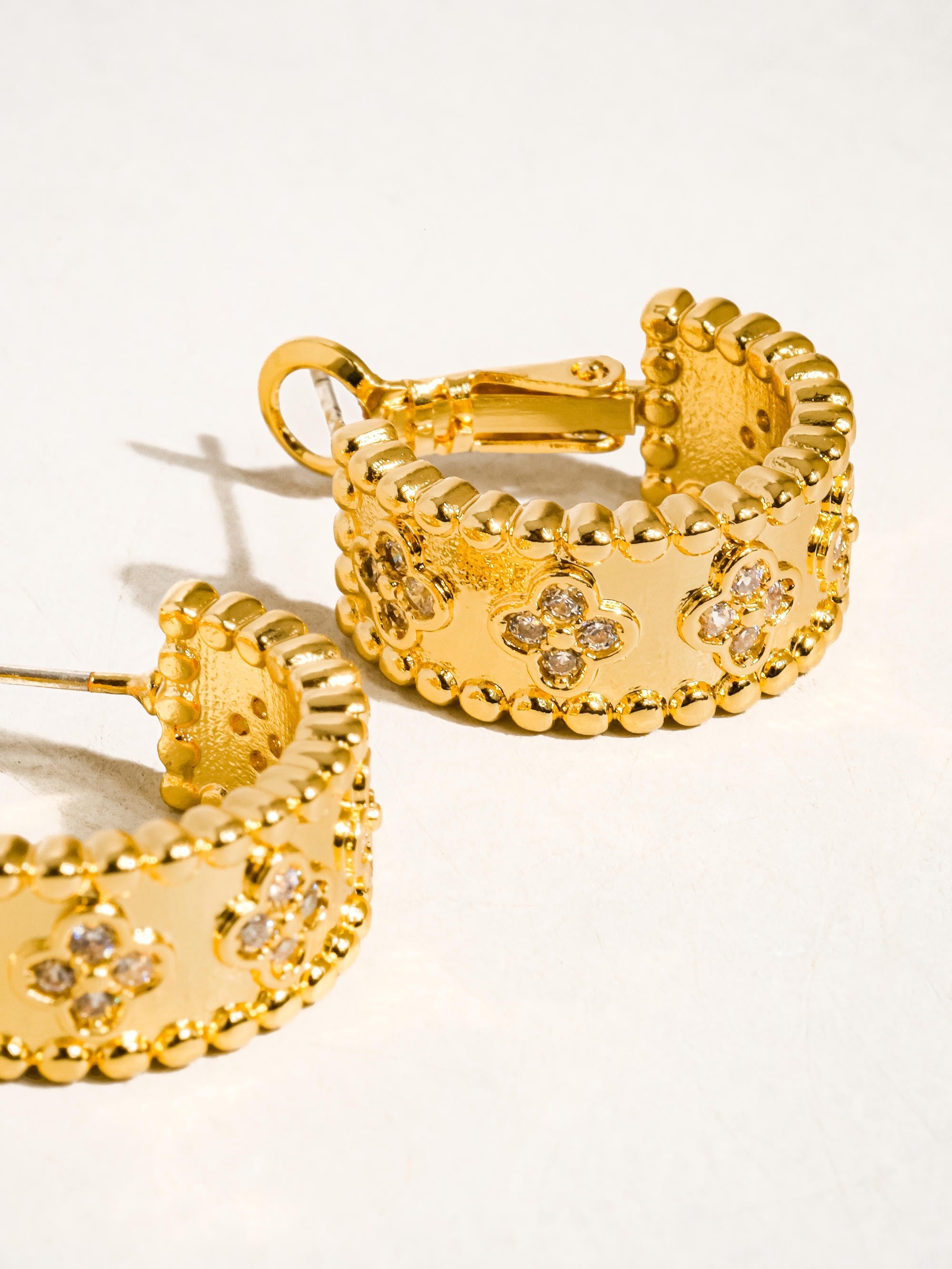The ‘Isamael Floral Hoop Earring’