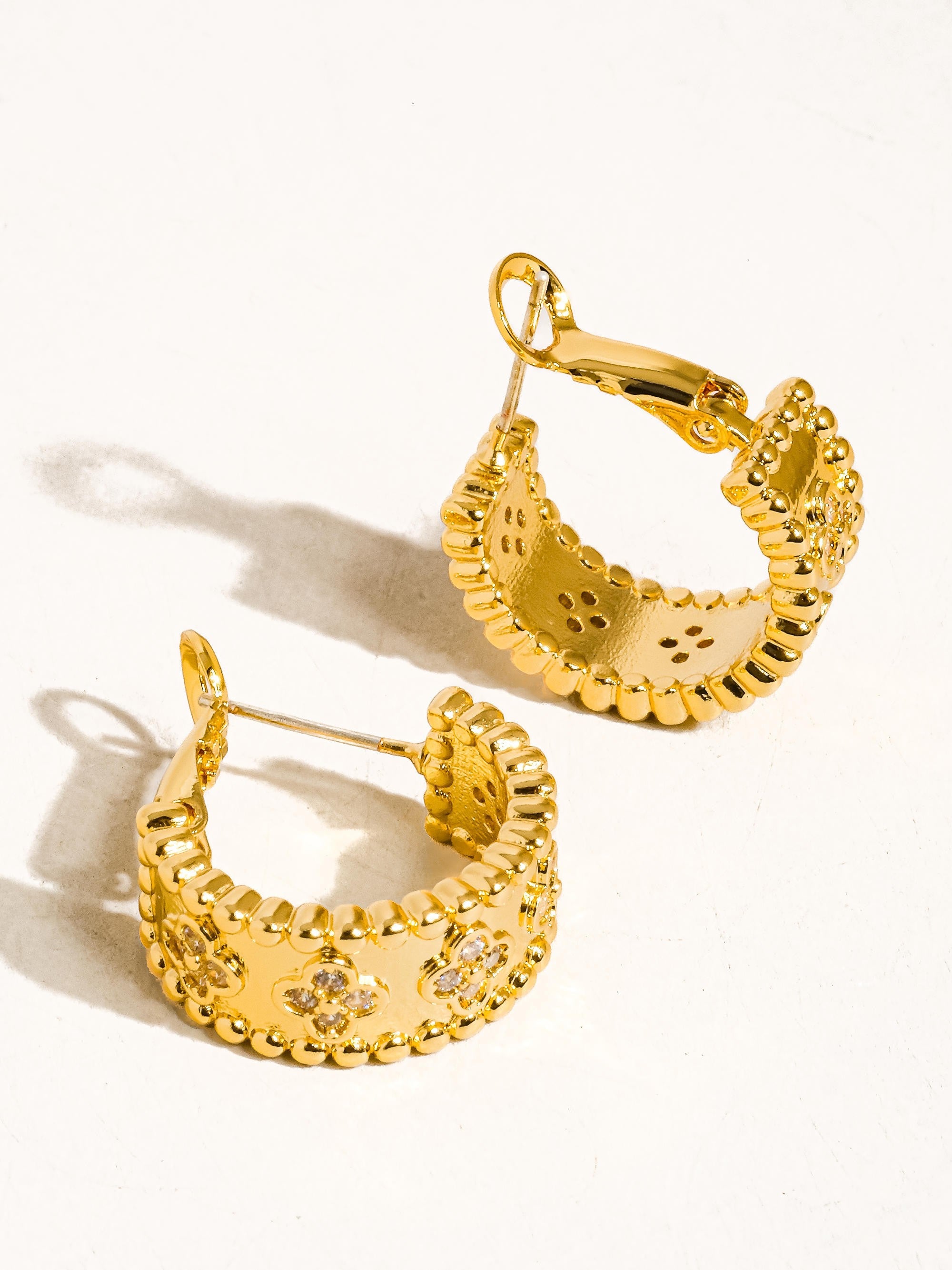 The ‘Isamael Floral Hoop Earring’