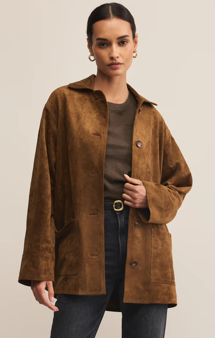 Z Supply ‘Decker Suede Chore Jacket’