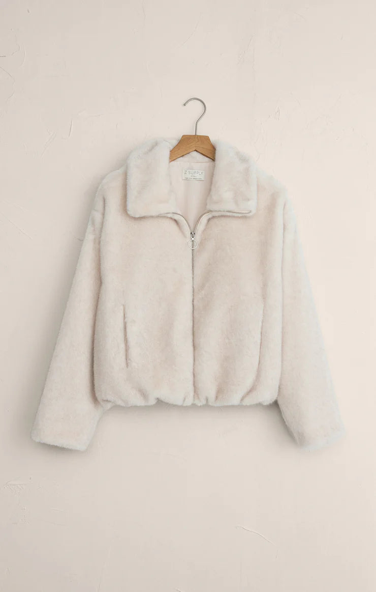 Z Supply ‘Amethyst Faux Fur Jacket’