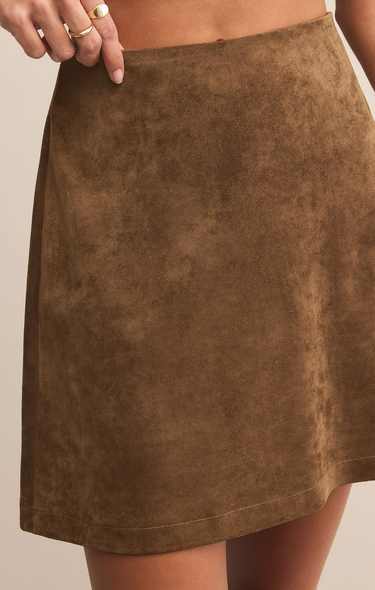 Z Supply ‘Ciera Suede Mini Skirt’