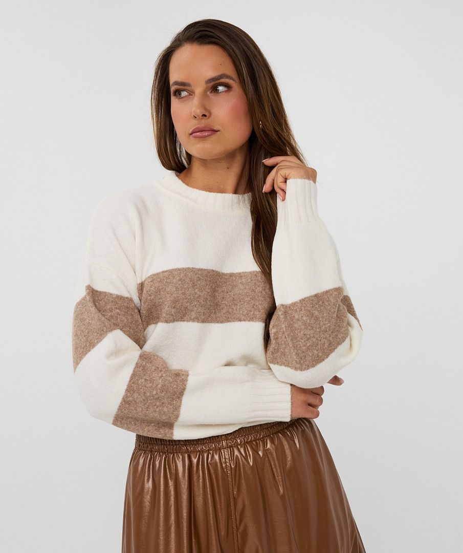 Esqualo ‘Melange Stripe Sweater’