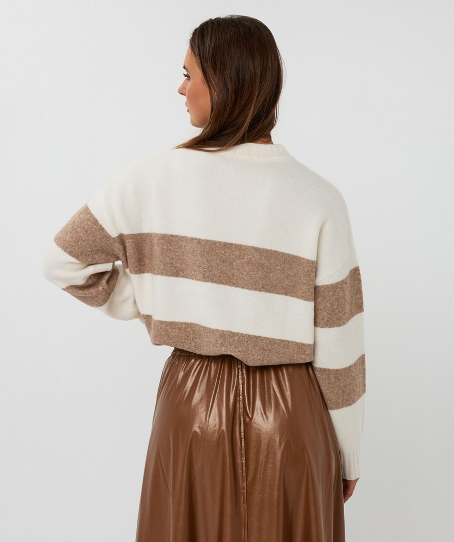 Esqualo ‘Melange Stripe Sweater’