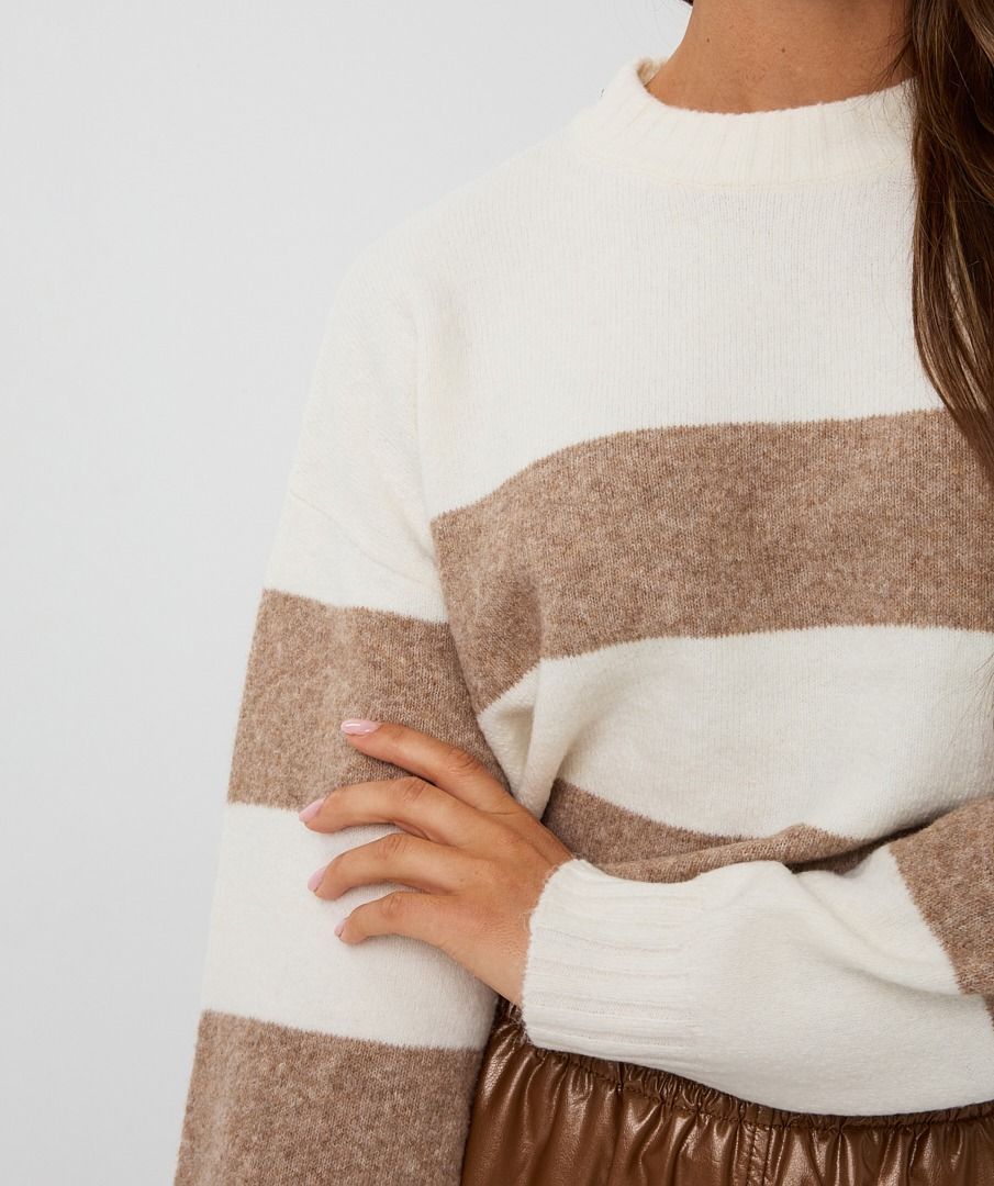 Esqualo ‘Melange Stripe Sweater’