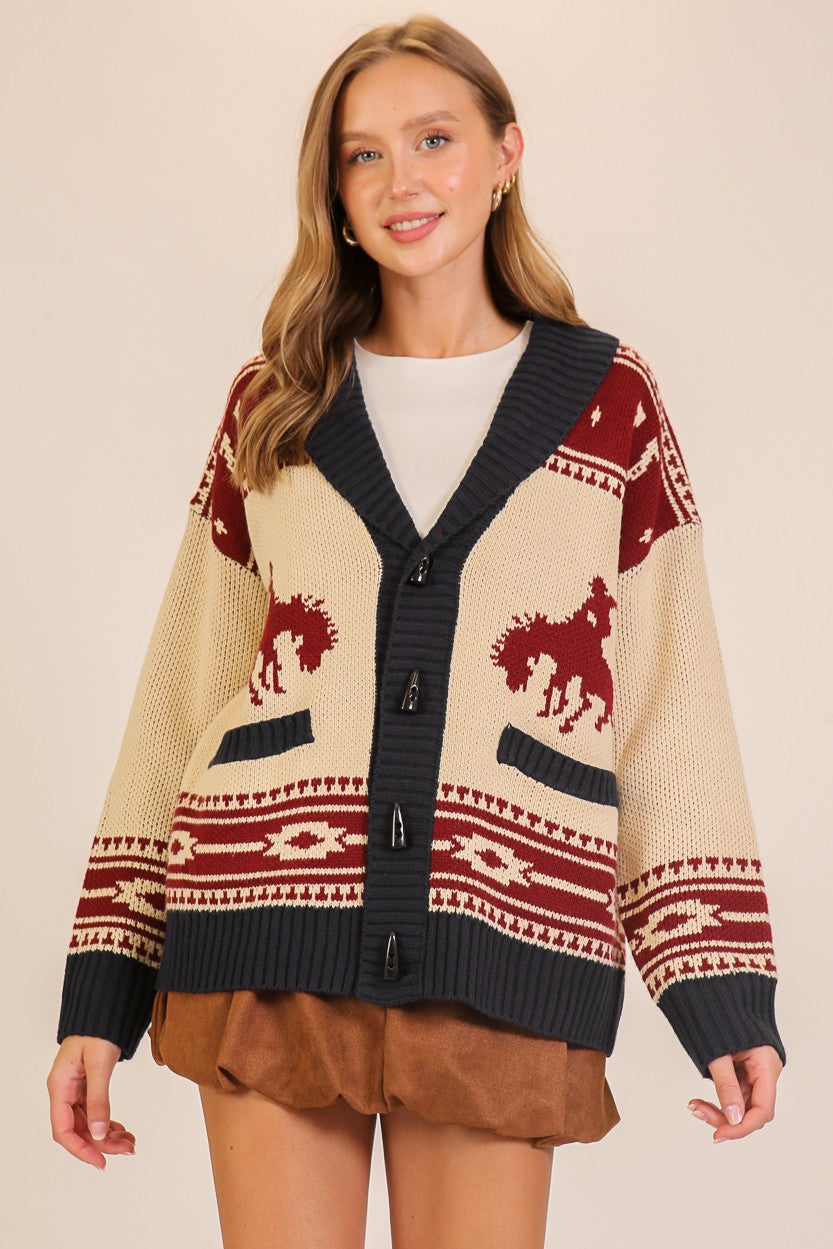 The ‘Wild West Shawl Cardi‘