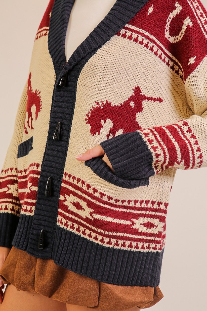 The ‘Wild West Shawl Cardi‘