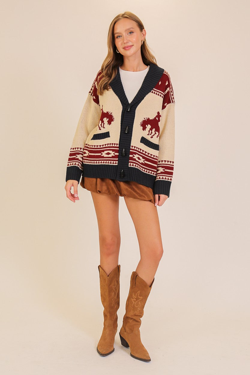 The ‘Wild West Shawl Cardi‘