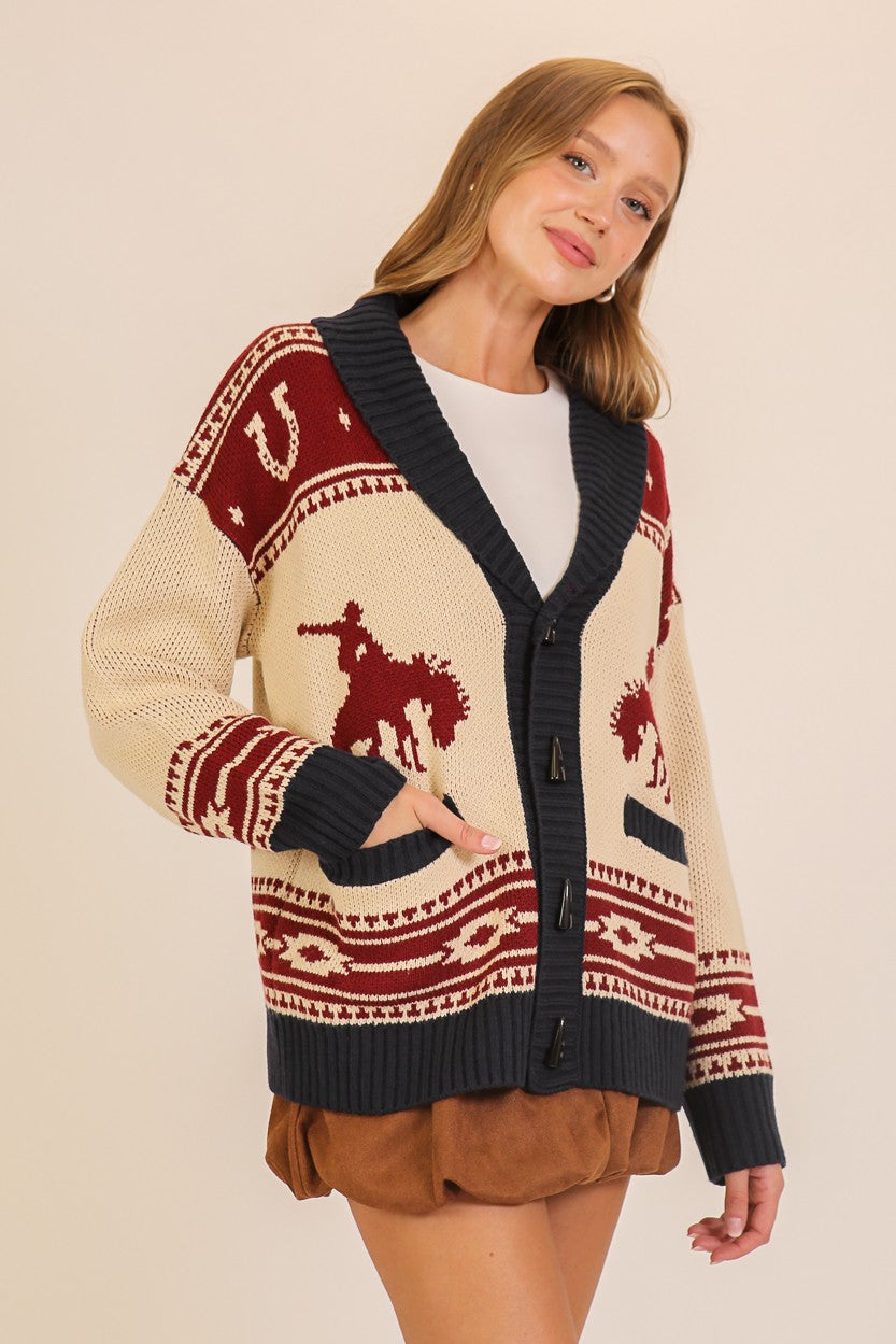 The ‘Wild West Shawl Cardi‘