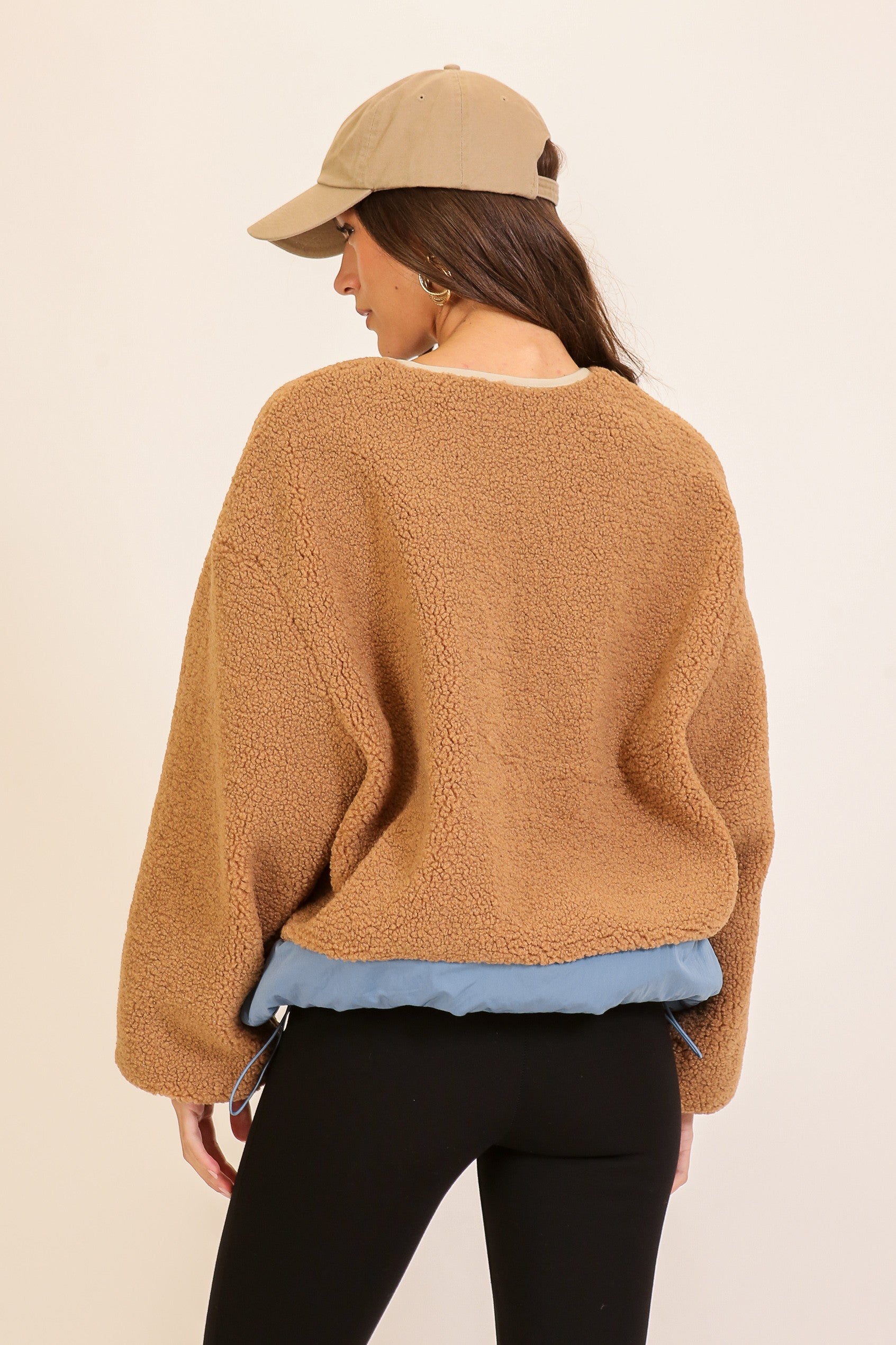 The ‘Colorblock Teddy Puffer Jacket’