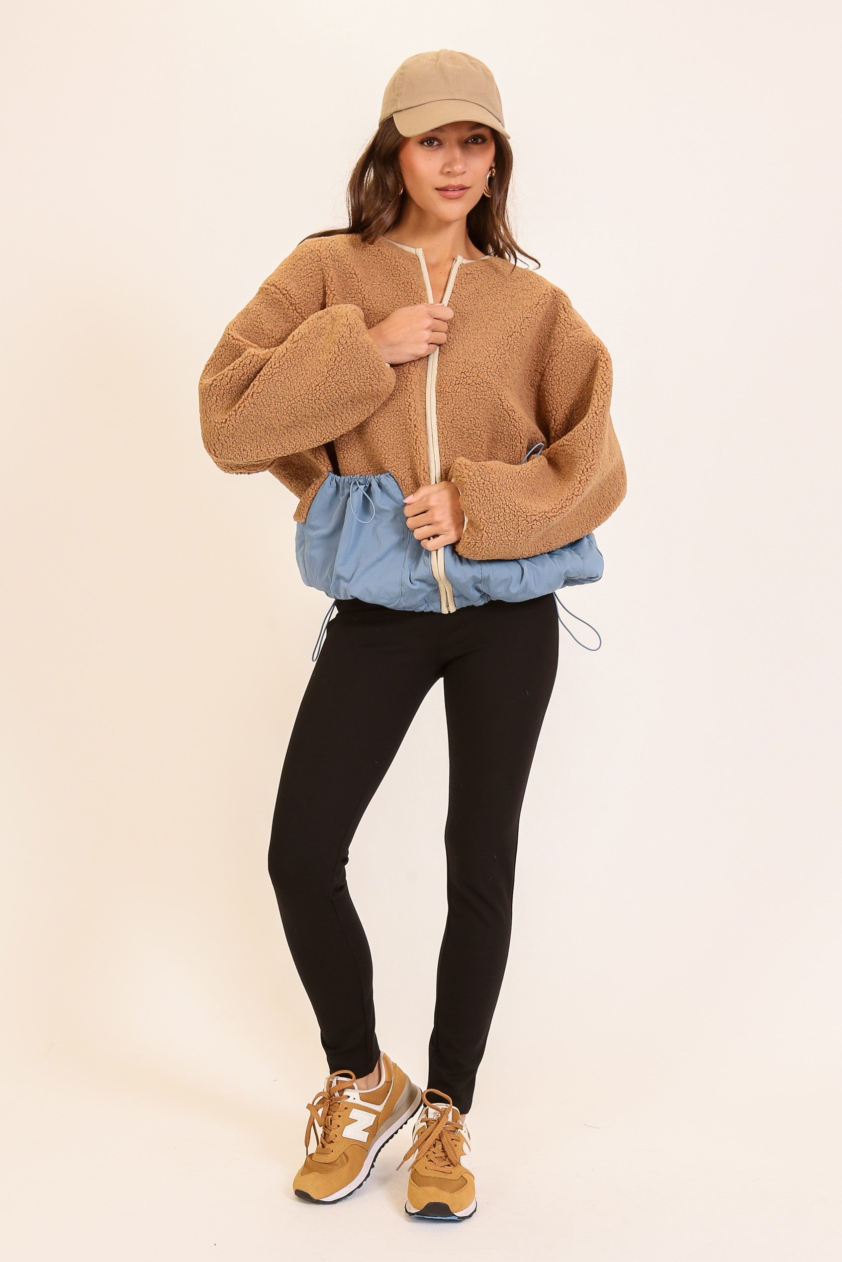 The ‘Colorblock Teddy Puffer Jacket’