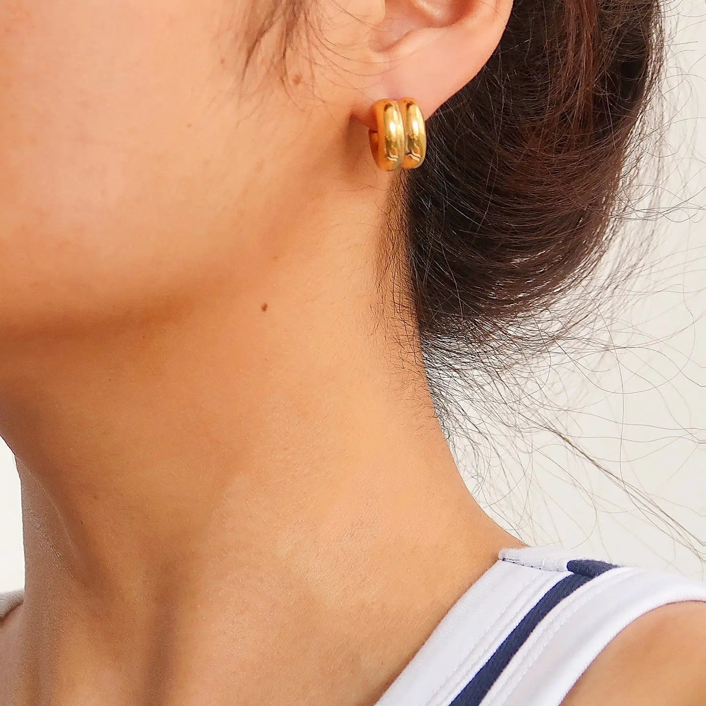 The ‘Emma Double C-hoop Earring’