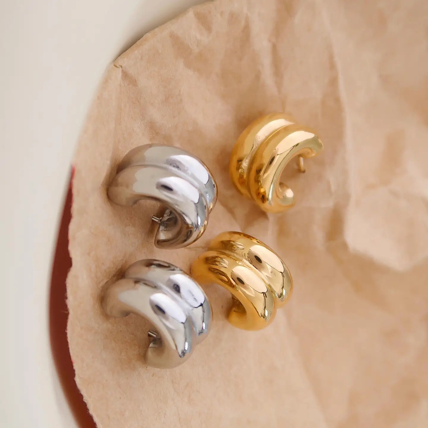 The ‘Emma Double C-hoop Earring’