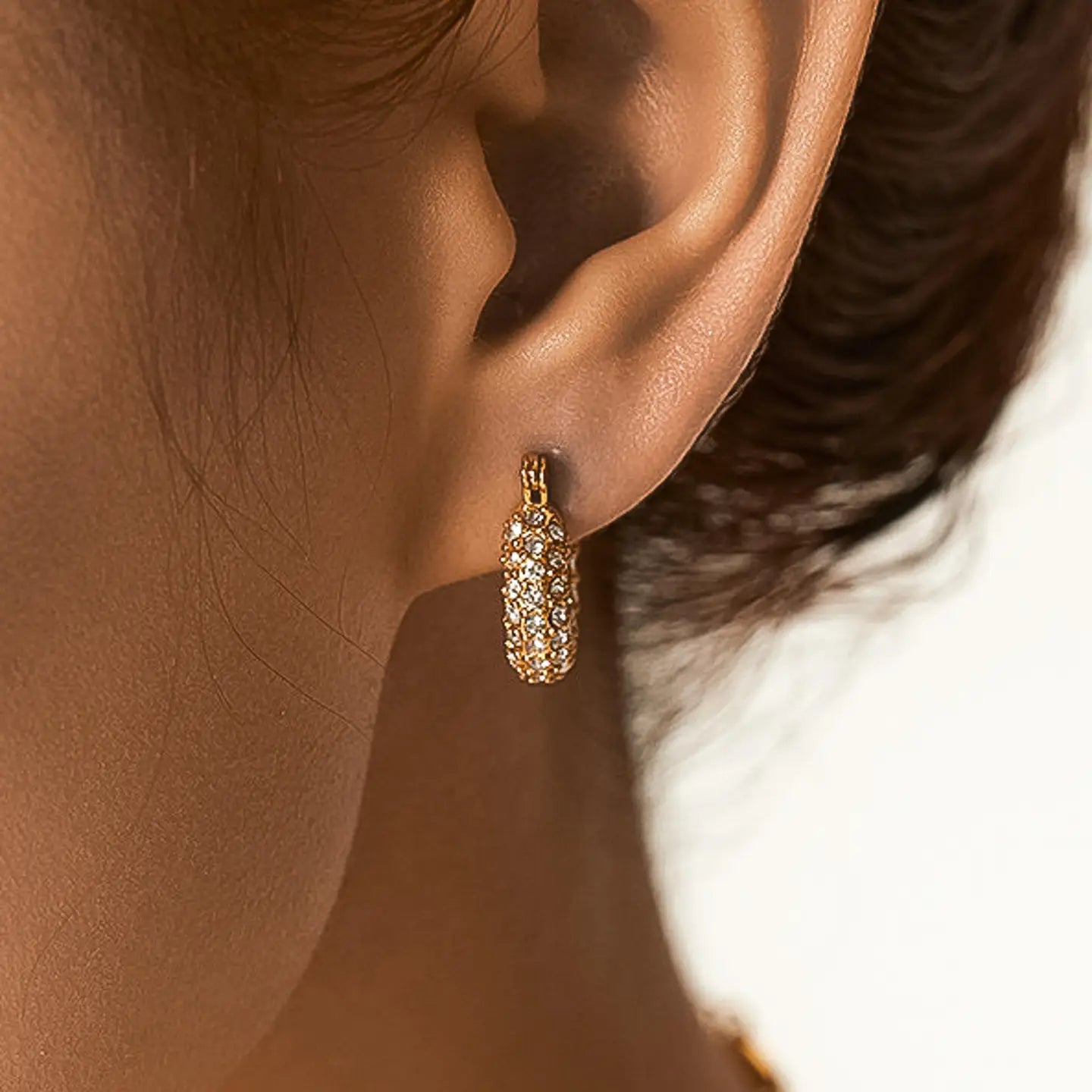 The ‘Joleen Glam Cz Hoop Earring’