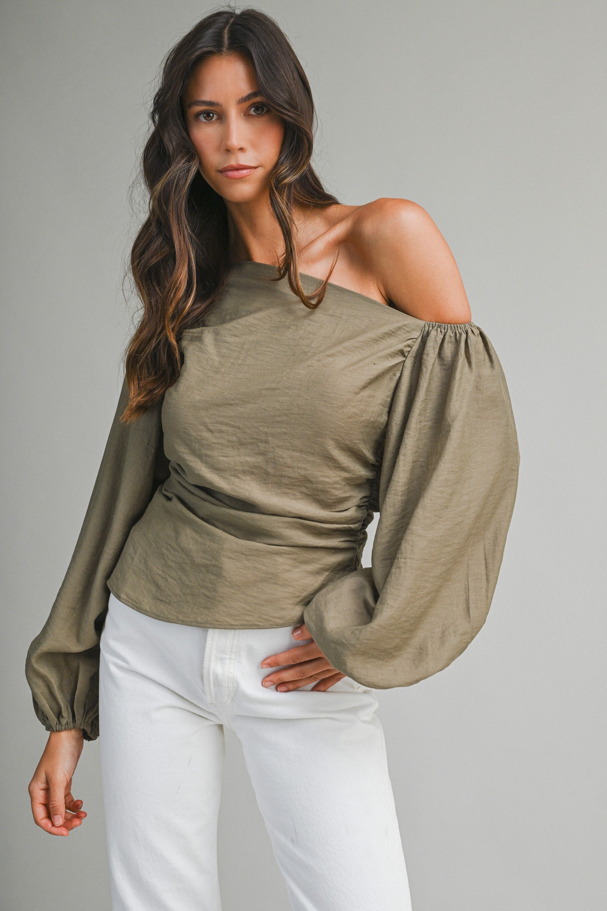 The ‘Grace One Shoulder Top’