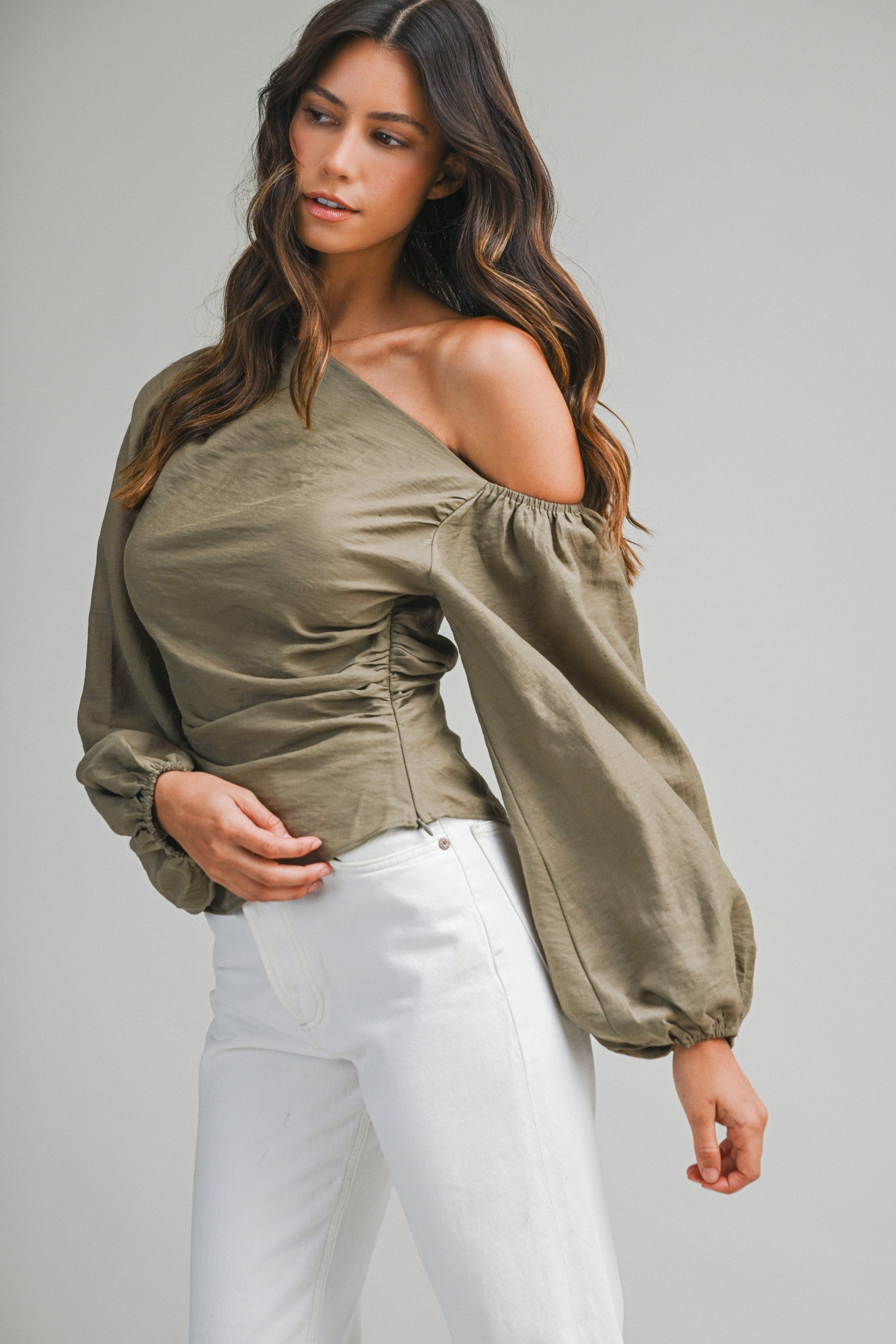The ‘Grace One Shoulder Top’