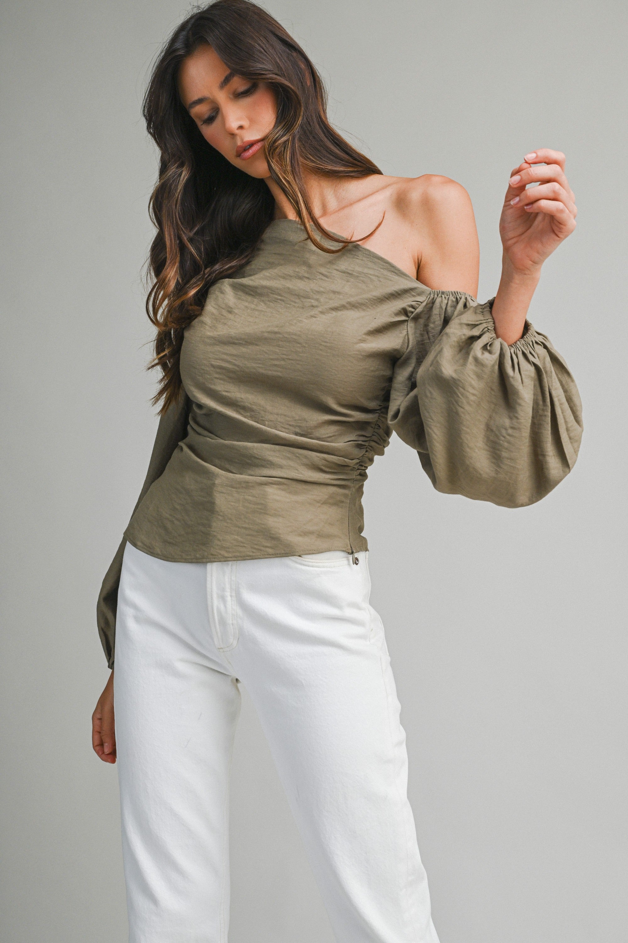 The ‘Grace One Shoulder Top’