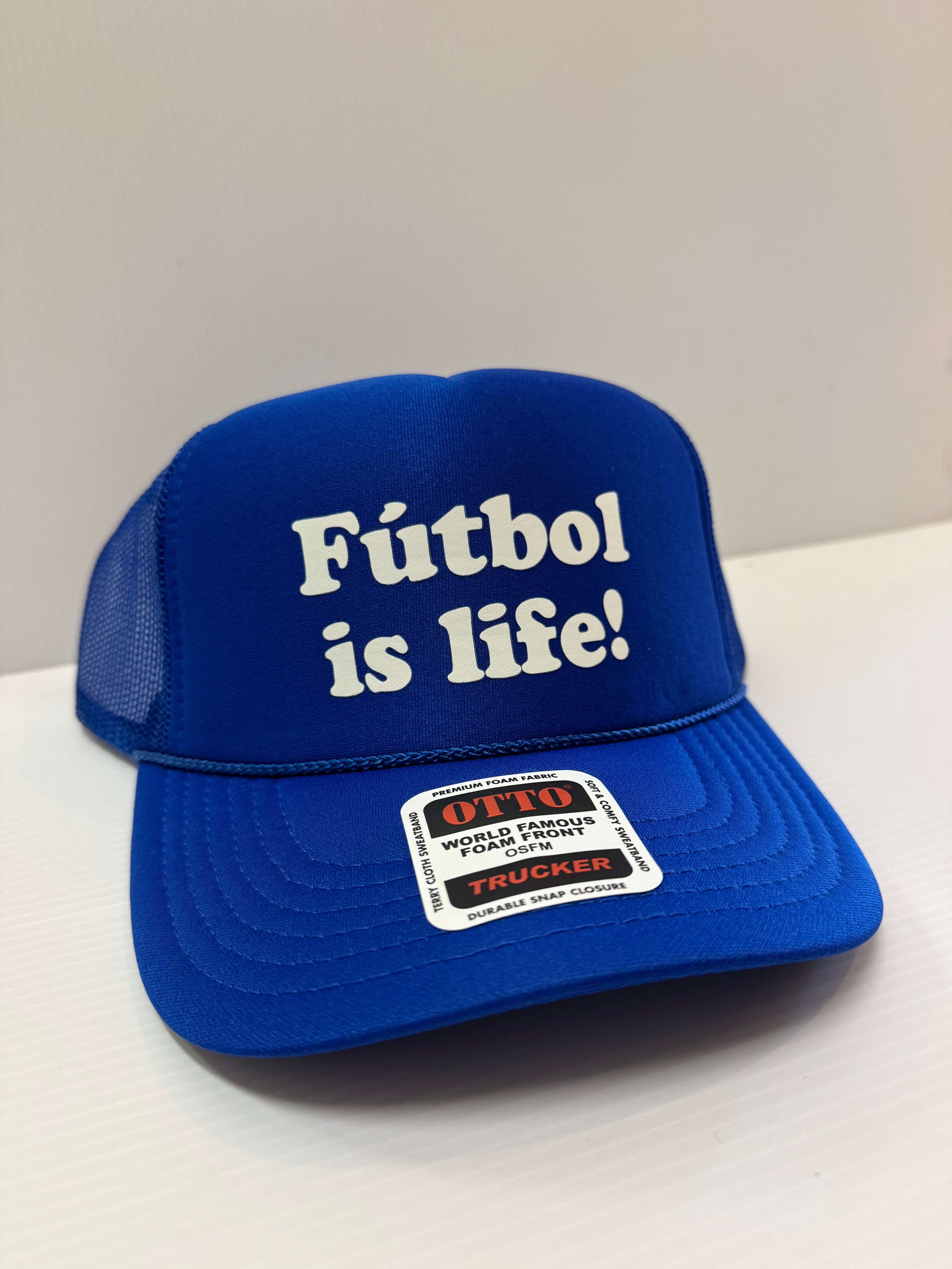 The 'Futbol Is Life Trucker Hat'