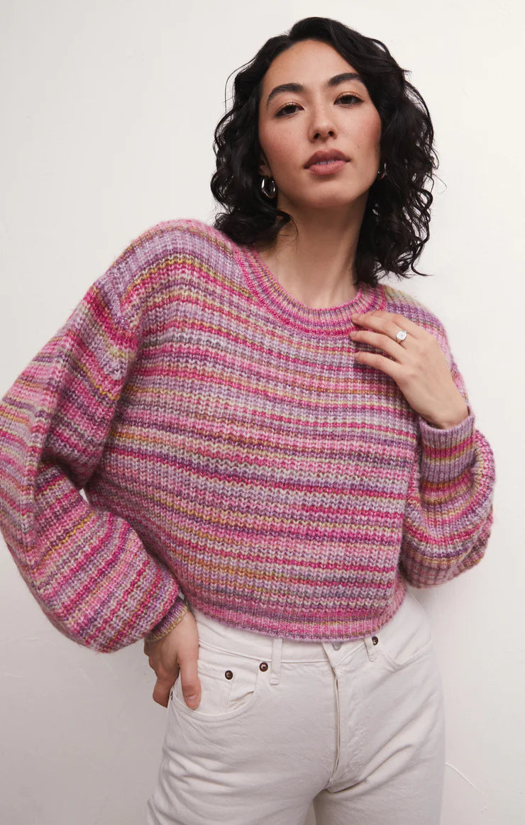Z Supply ‘Prism Metallic Stripe Sweater’
