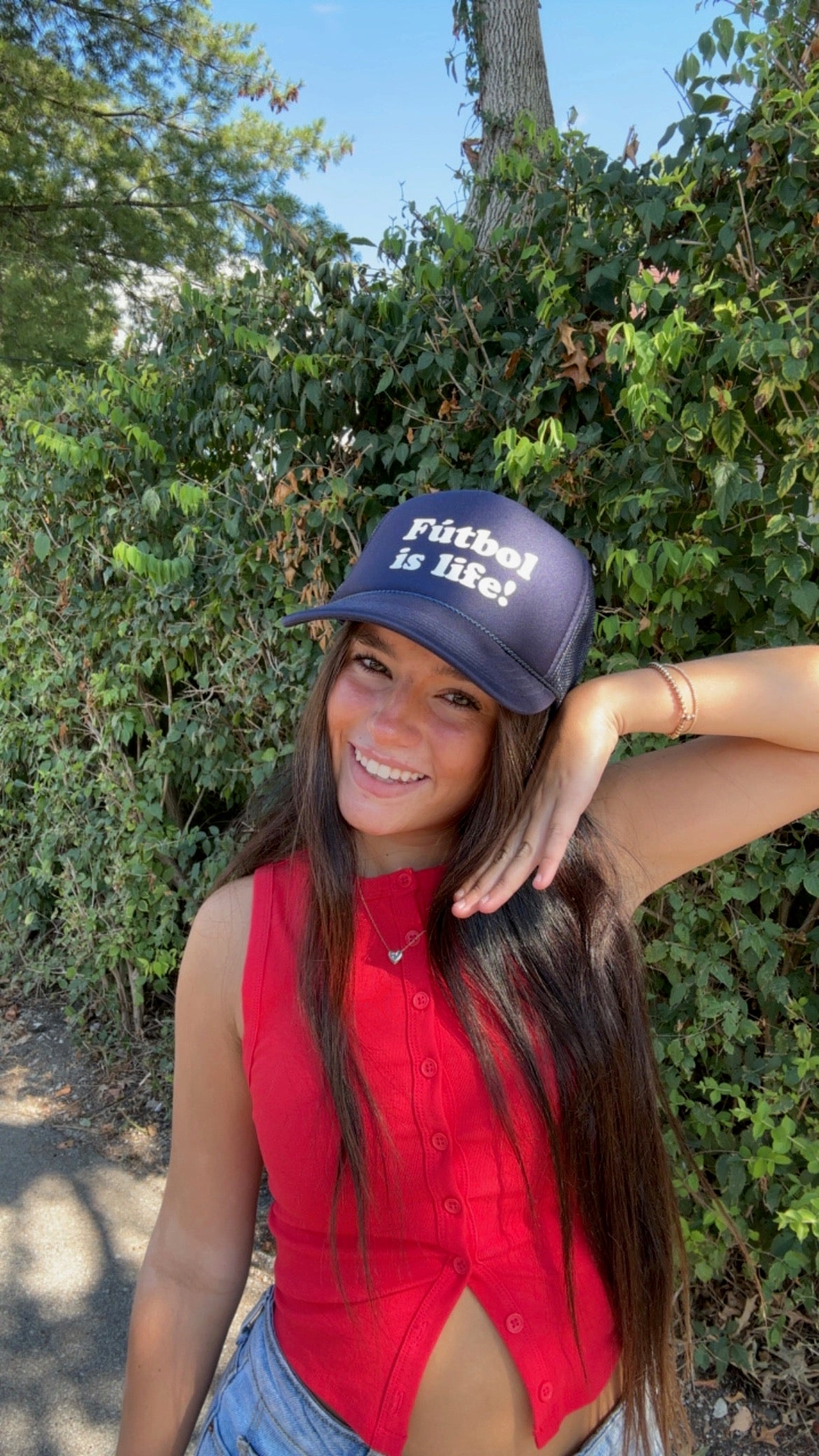 The 'Futbol Is Life Trucker Hat'