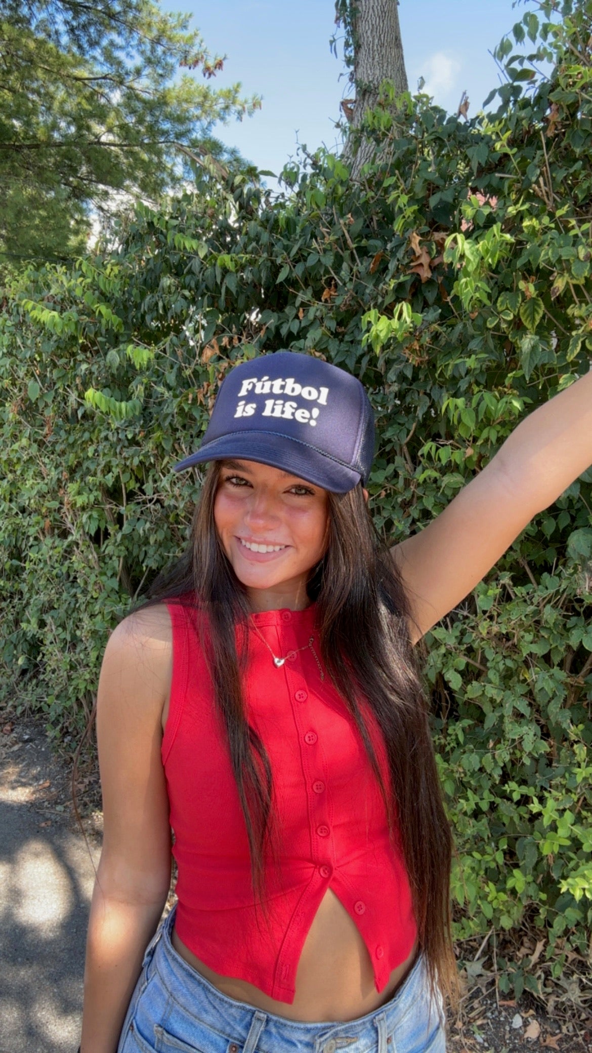 The 'Futbol Is Life Trucker Hat'