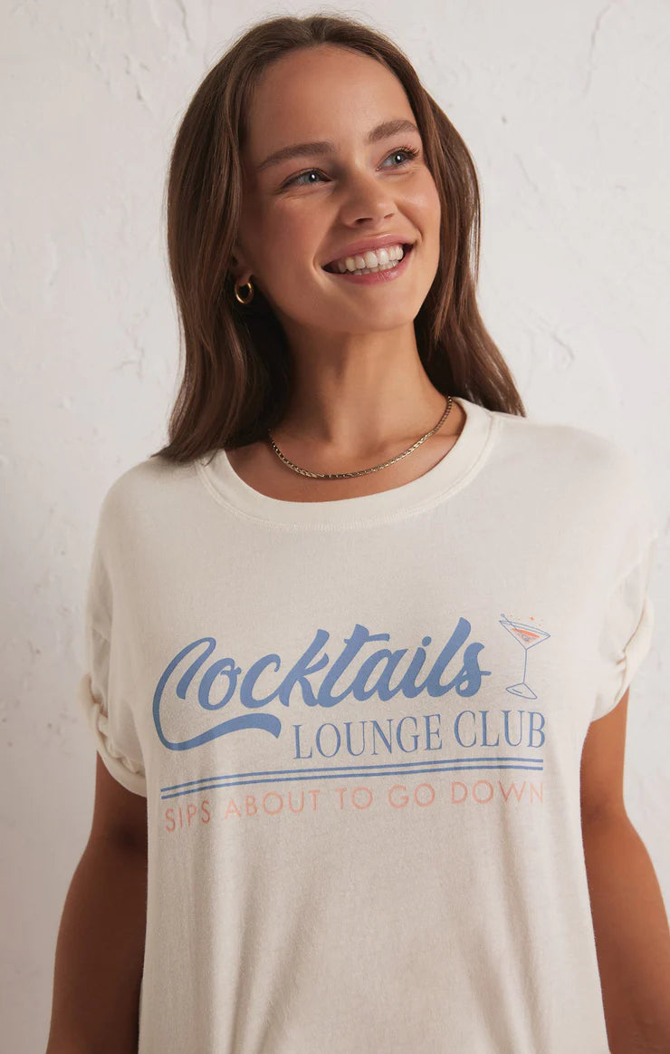 Z Supply ‘Cocktails Lounge Tee’