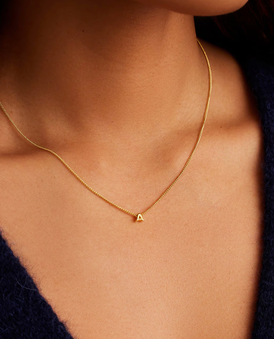 Gorjana ‘Wilder Mini Alphabet Necklace’