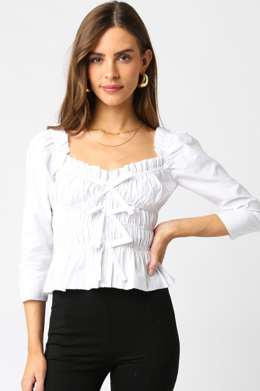 The ‘Riley Ruffle Blouse’