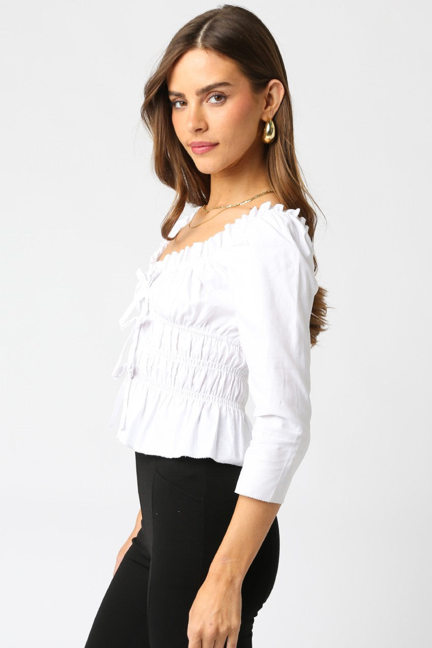 The ‘Riley Ruffle Blouse’