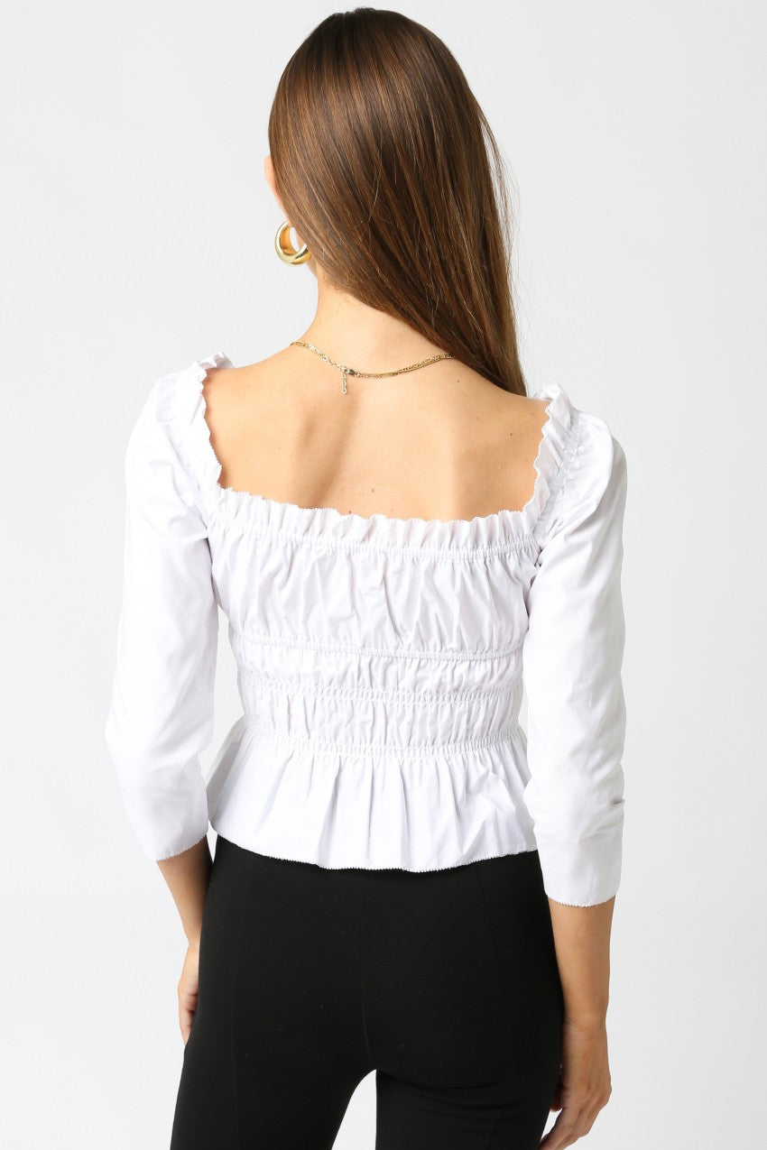 The ‘Riley Ruffle Blouse’