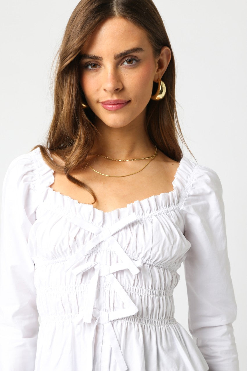 The ‘Riley Ruffle Blouse’