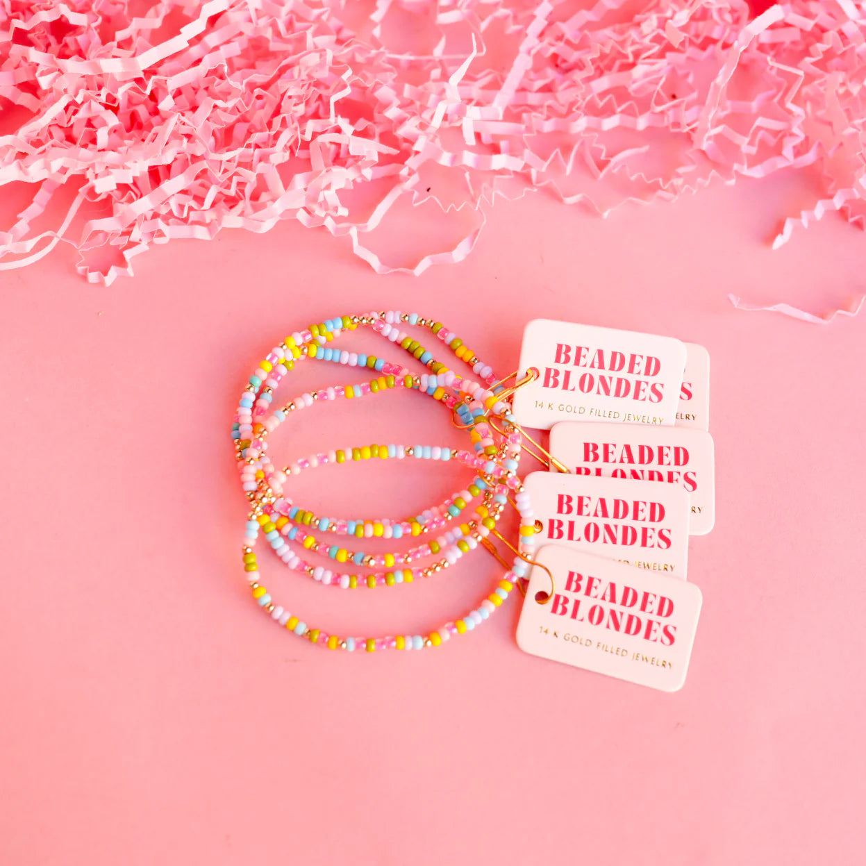 Beaded Blondes ‘Pastel Sprinkle Bracelet’