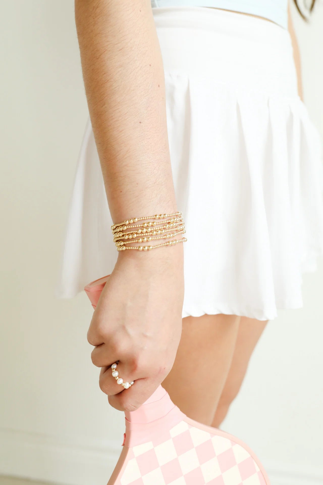 Beaded Blondes ‘Ily Gold Bracelet’