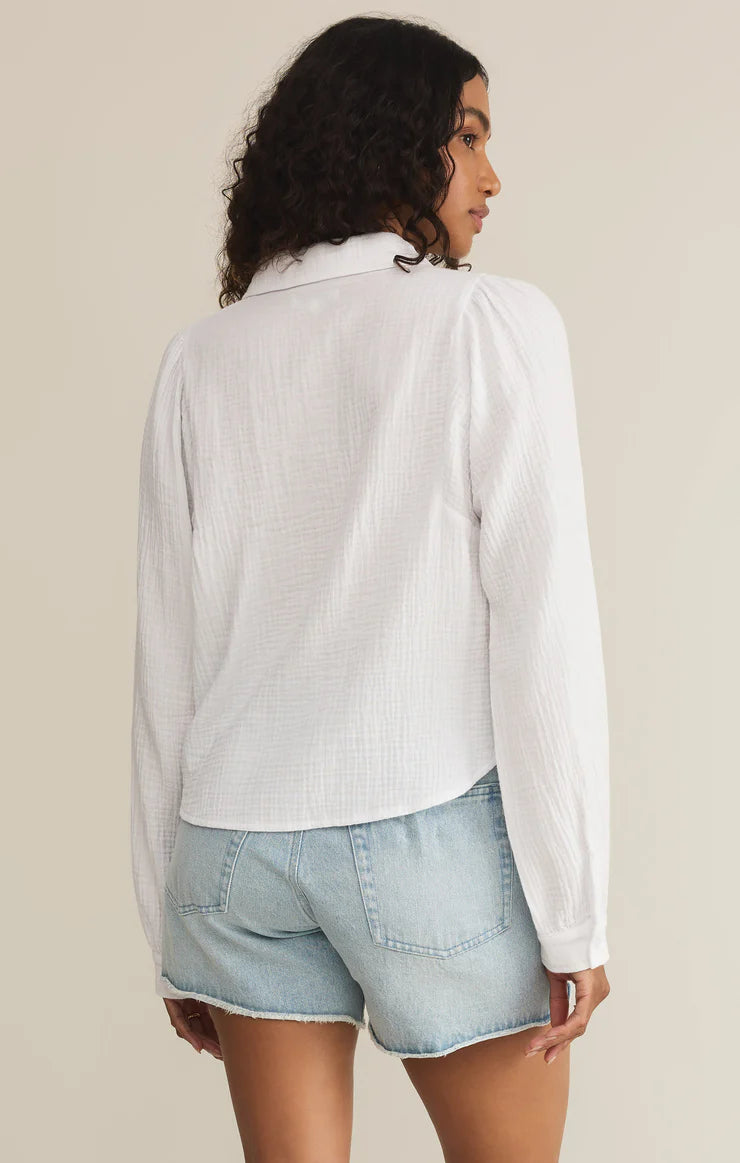 Z Supply ‘Campo Button Up Gauze Top’