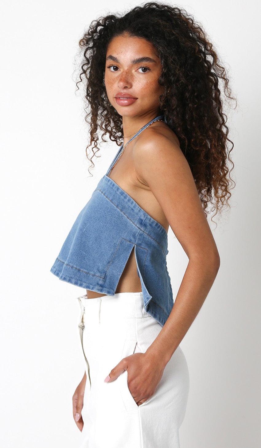 The ‘Amory Denim Top’