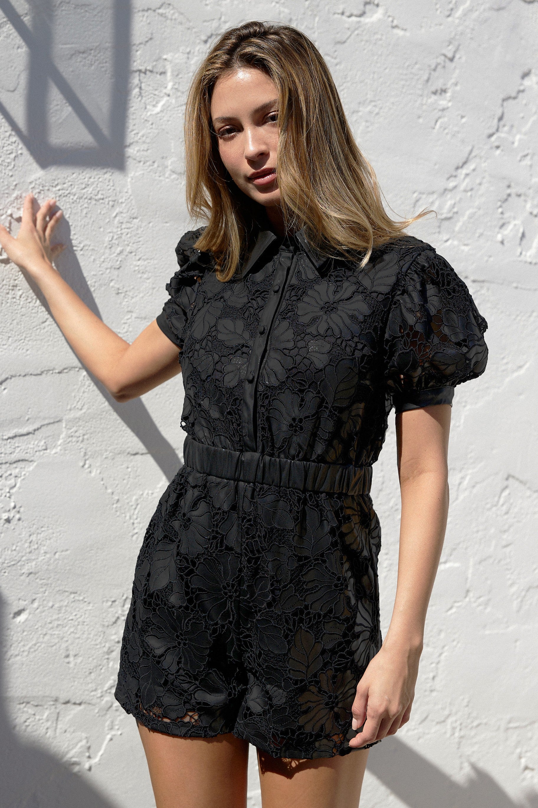 The ‘Collared Lace Romper’