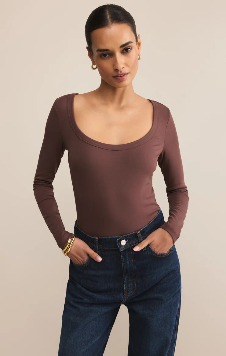 Z Supply ‘Second Skin Scoop Neck Top’
