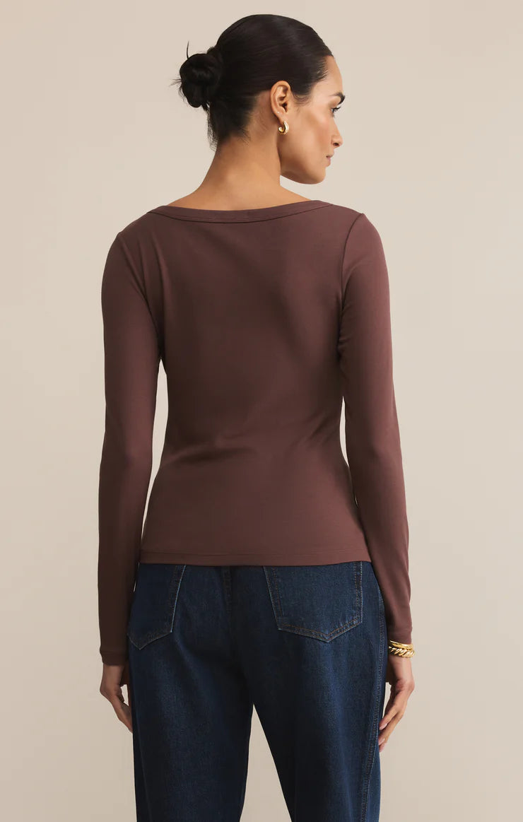 Z Supply ‘Second Skin Scoop Neck Top’