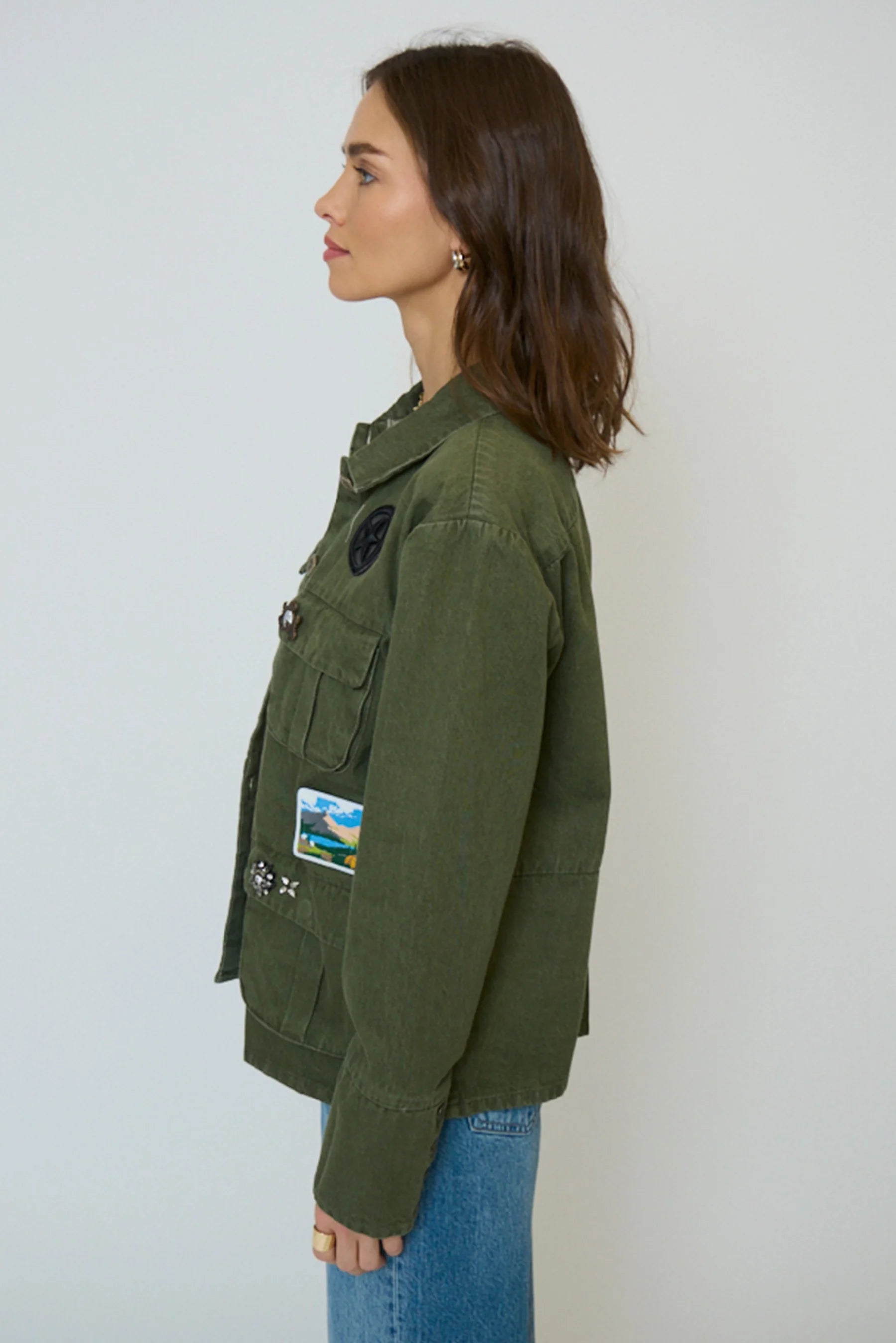 Central Park West ‘Brady Patch Shacket’