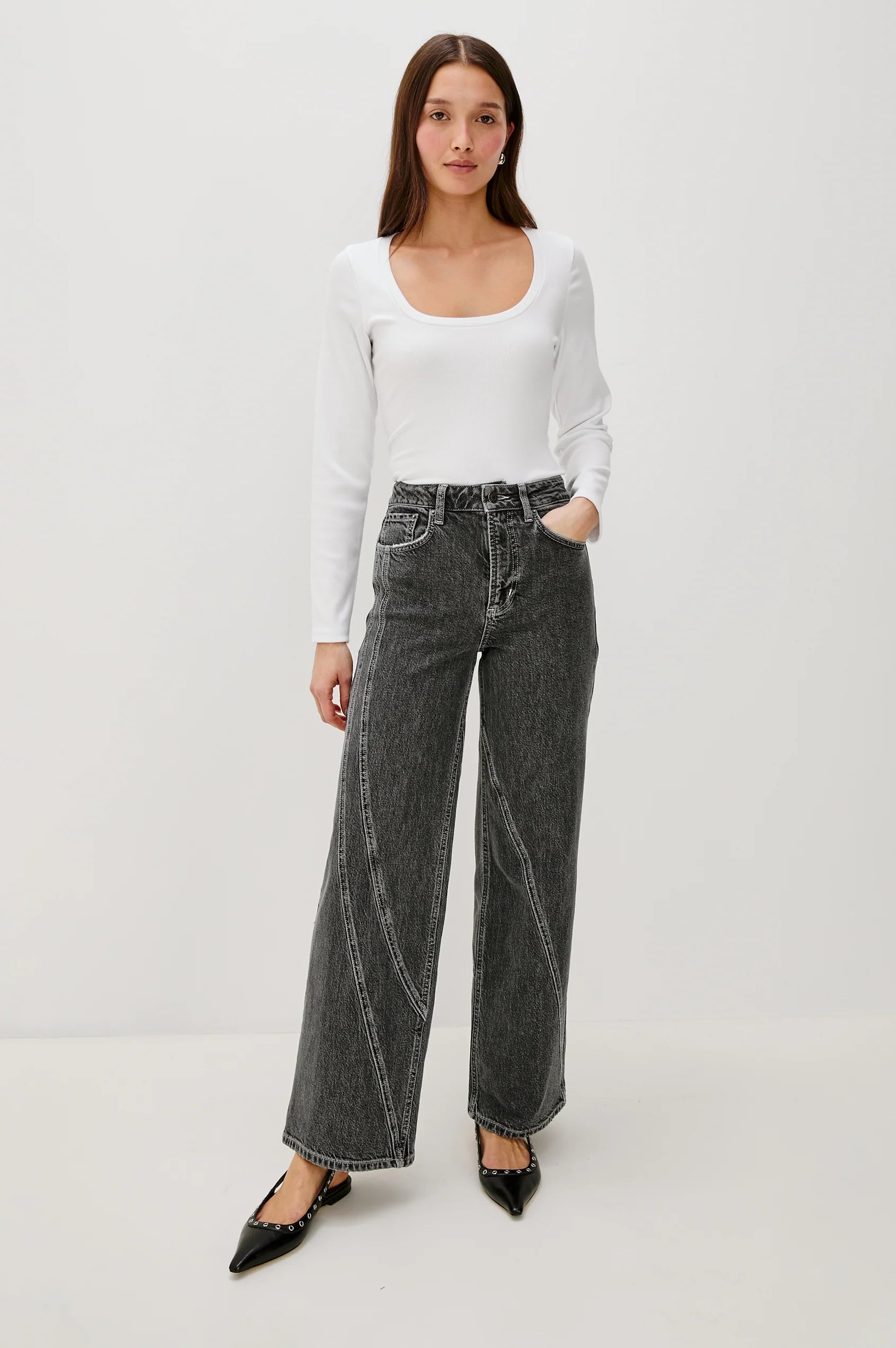 Rails ‘Getty Twist Seam Wide Leg’
