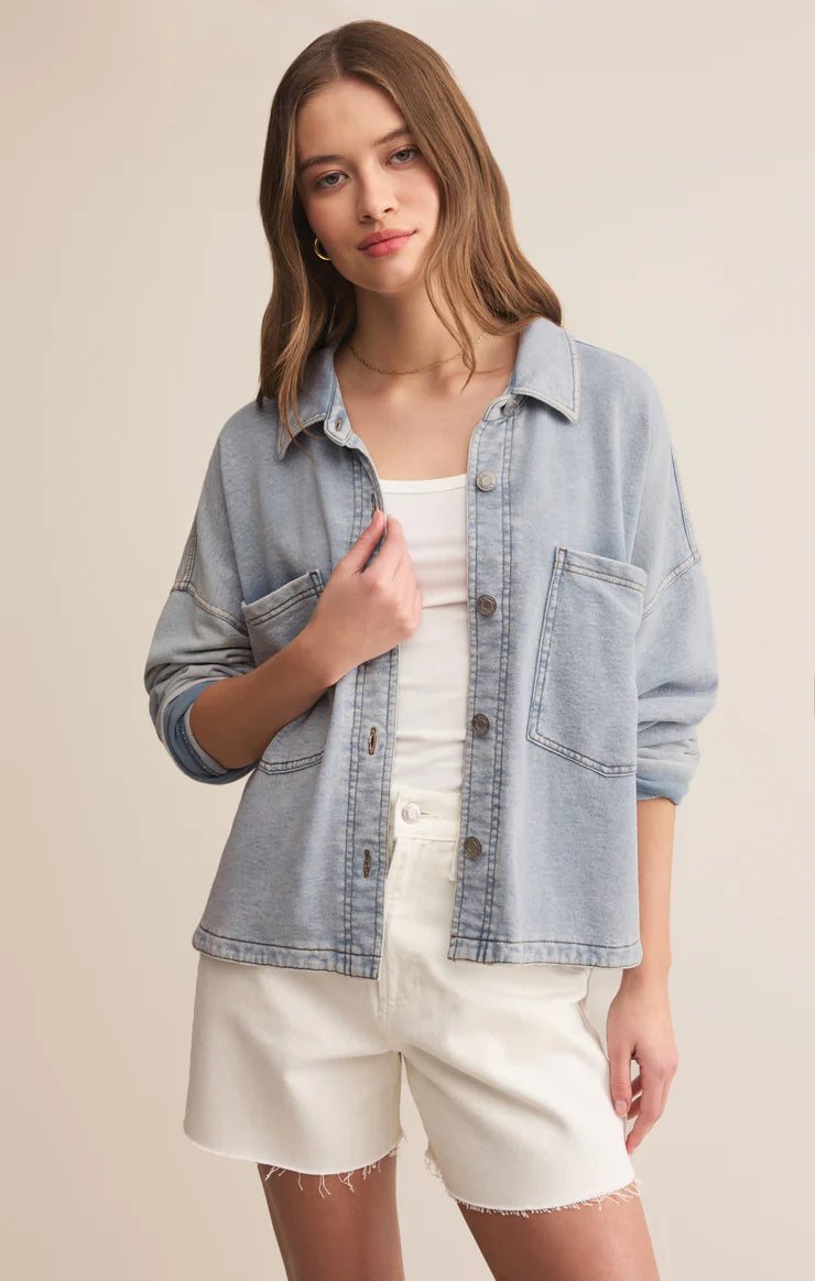 Z Supply ‘All Day Knit Denim Jacket’