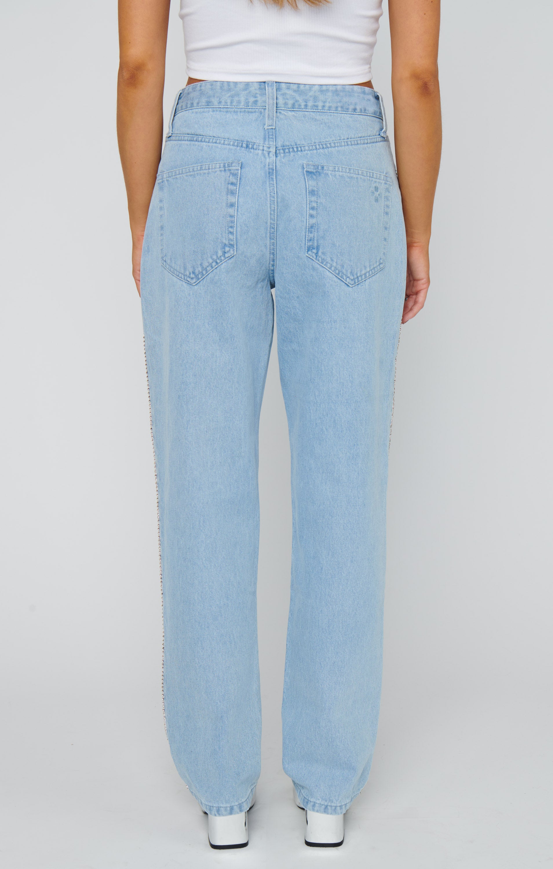 Show Me Your Mumu ‘Icon Jeans W Rhinetone Trim’