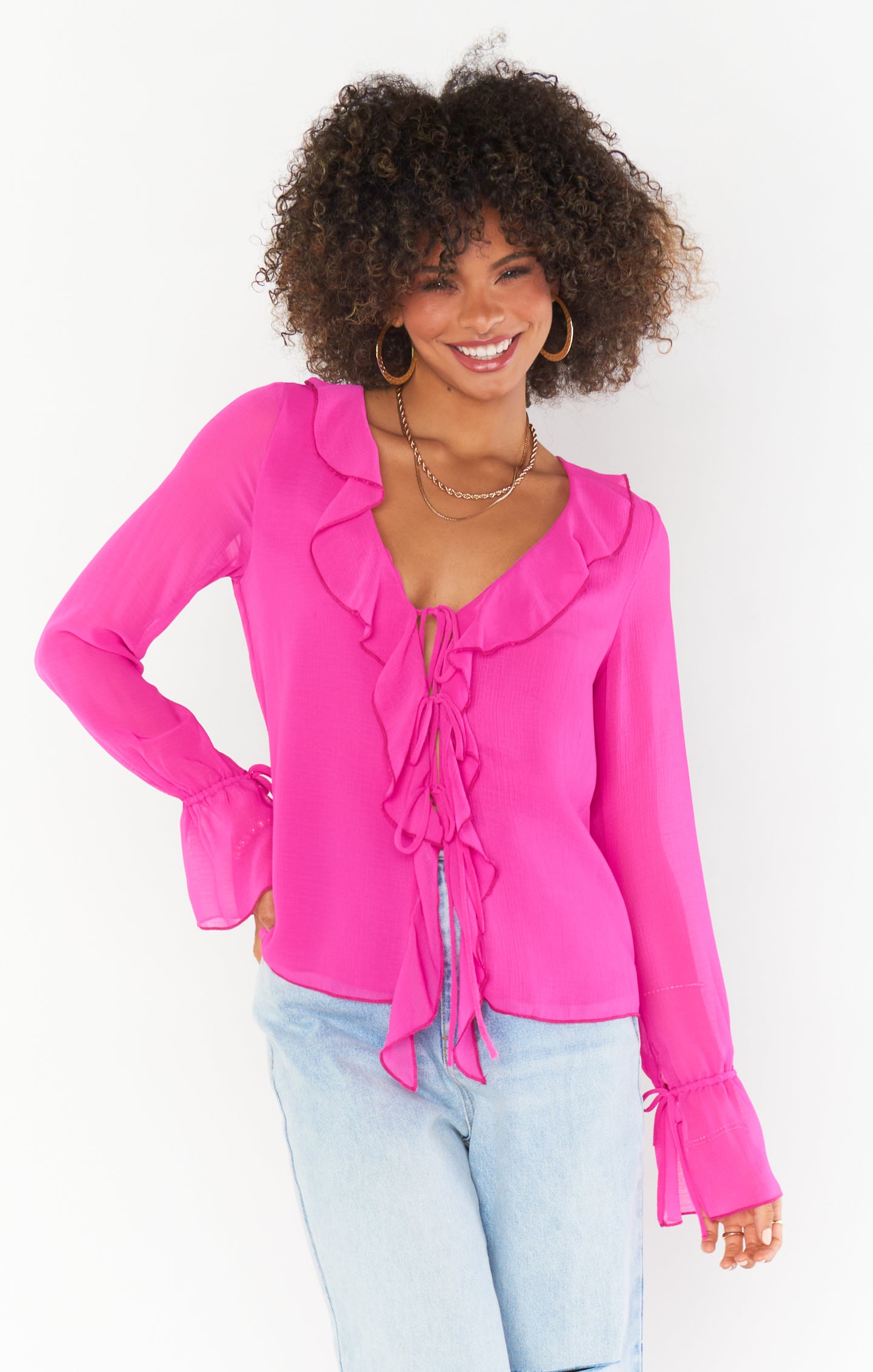 Show Me Your Mumu 'Adela Ruffle Top'