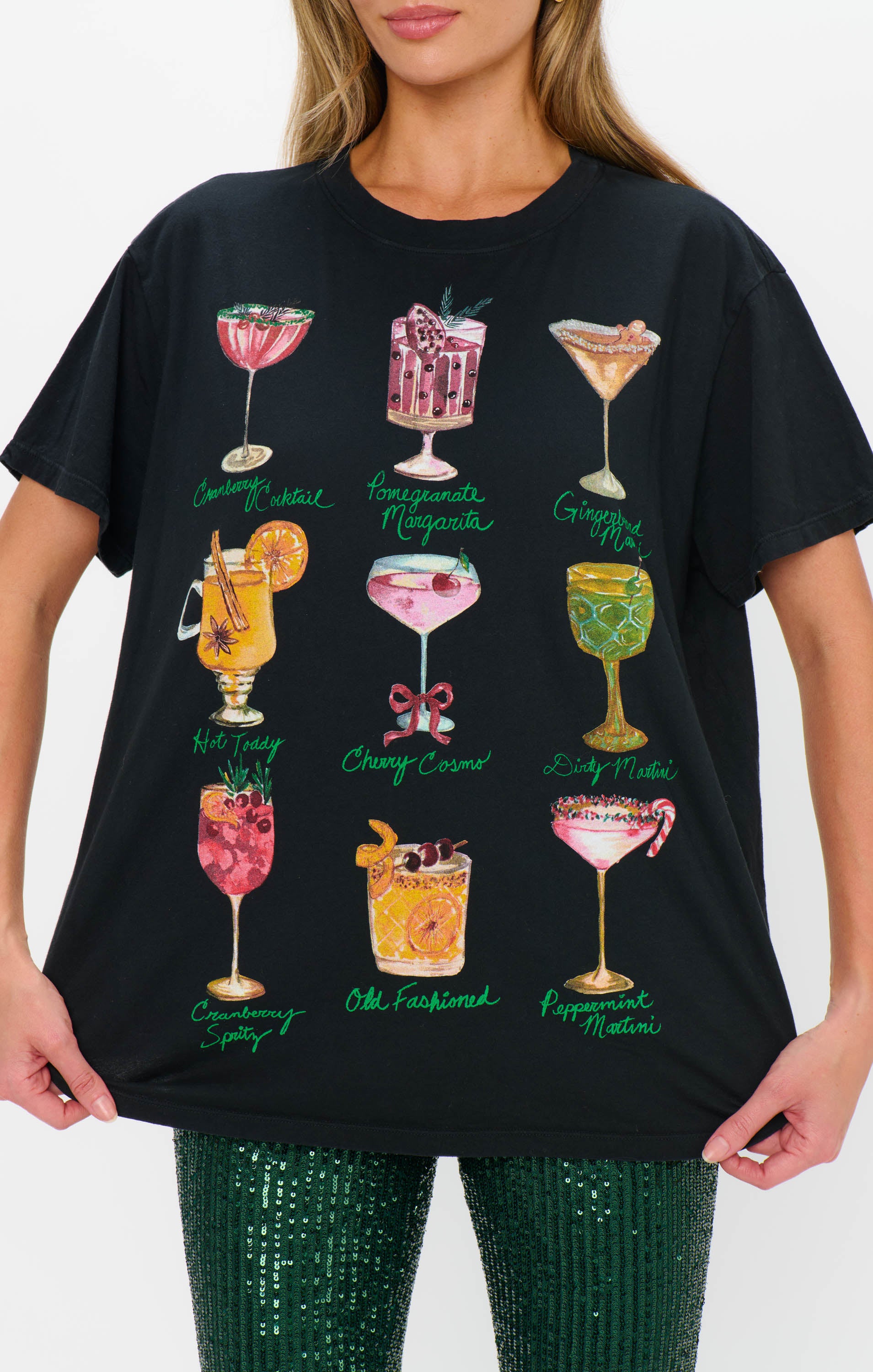 Show Me Your Mumu ‘Travis Tee Cocktails Graphic’