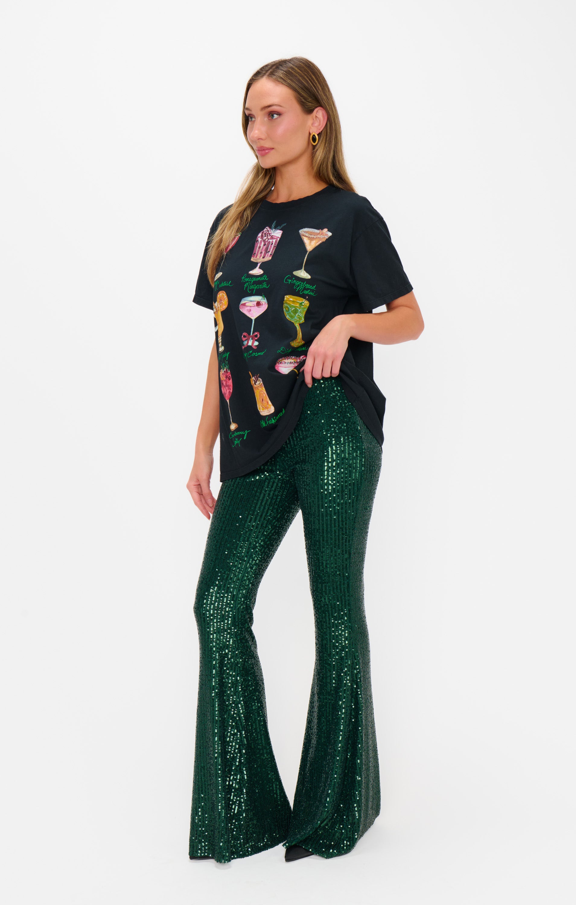 Show Me Your Mumu ‘Travis Tee Cocktails Graphic’