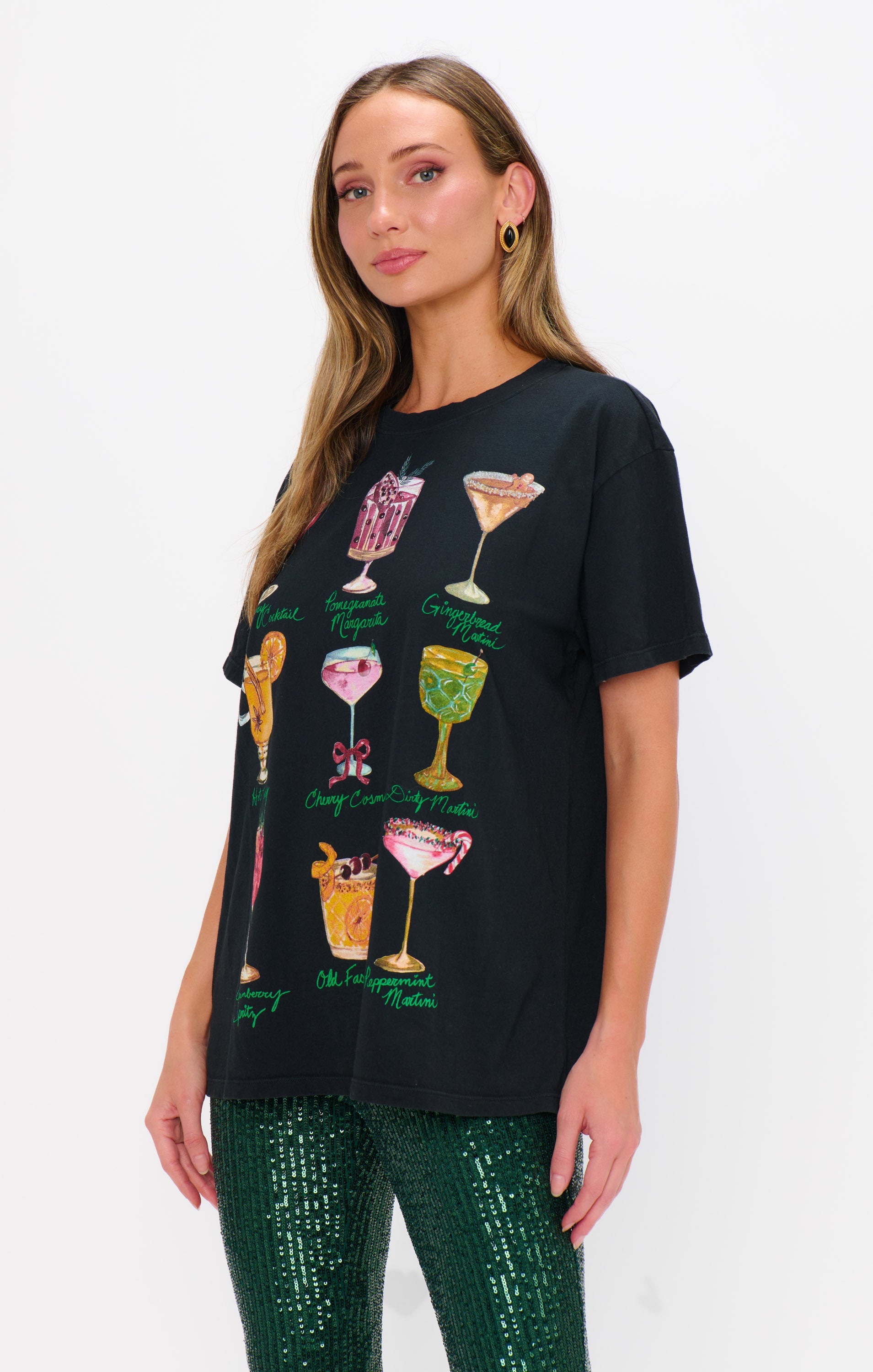Show Me Your Mumu ‘Travis Tee Cocktails Graphic’