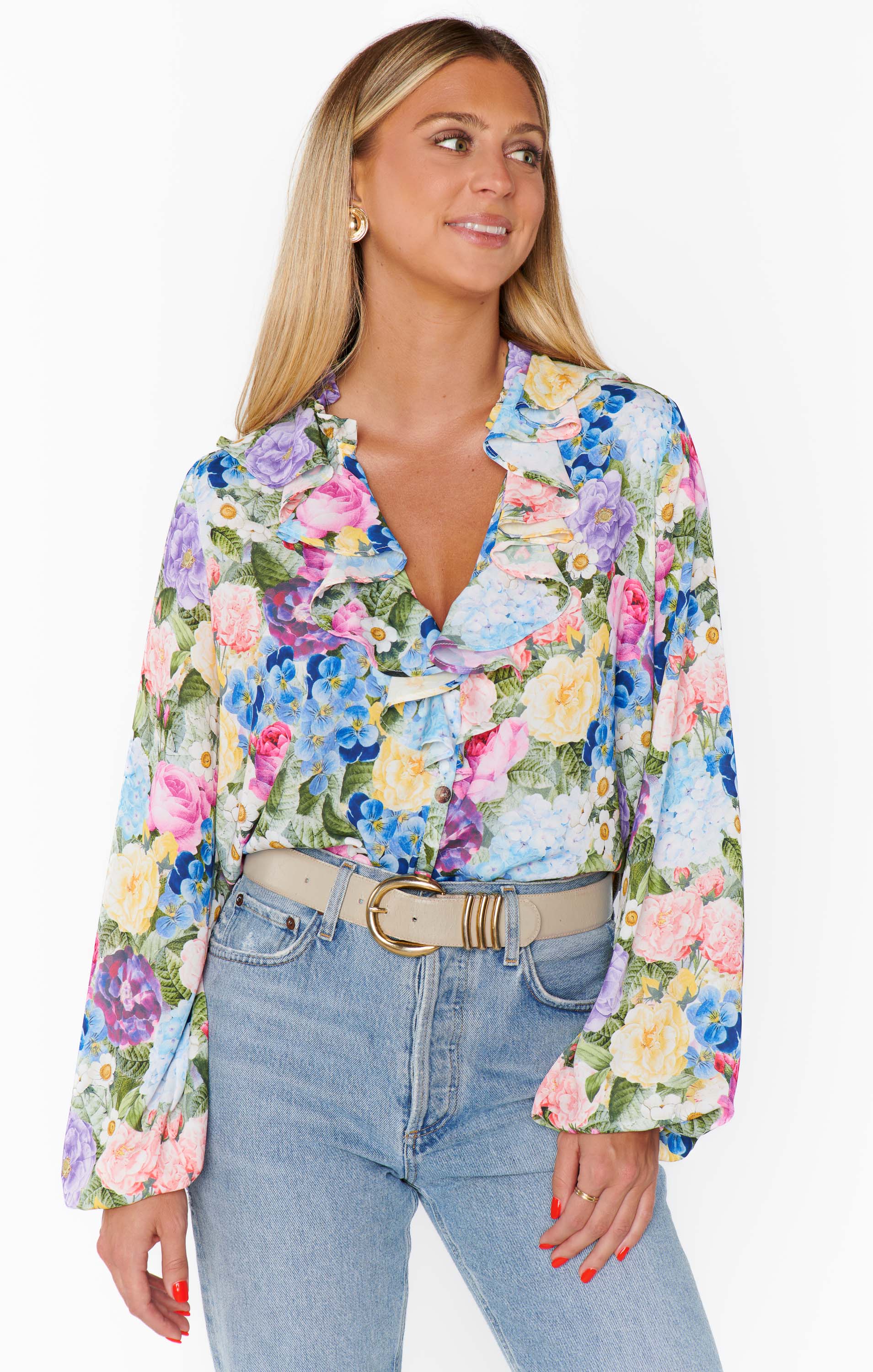 Show Me Your Mumu 'Suki Ruffle Top'