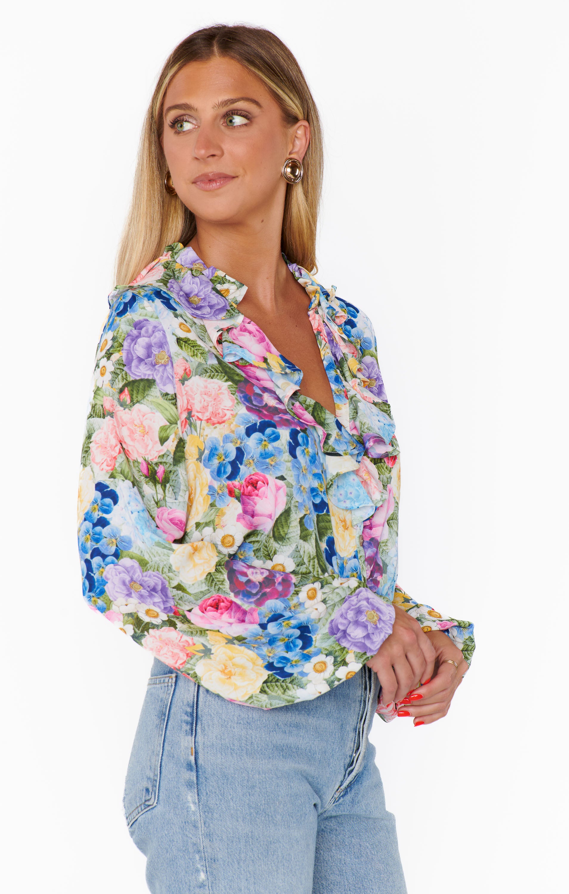 Show Me Your Mumu 'Suki Ruffle Top'